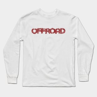 Offroad Tracks (RED) Long Sleeve T-Shirt